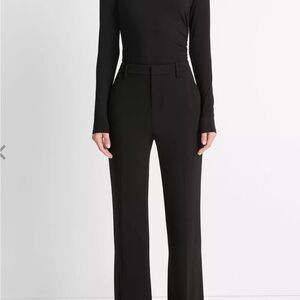 Vince Draped Long-Sleeve Crew Neck Top Size Small